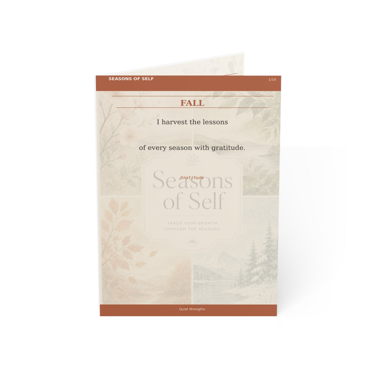 Seasons of Self – Fall Affirmation Cards | 10-Pack with Prompts