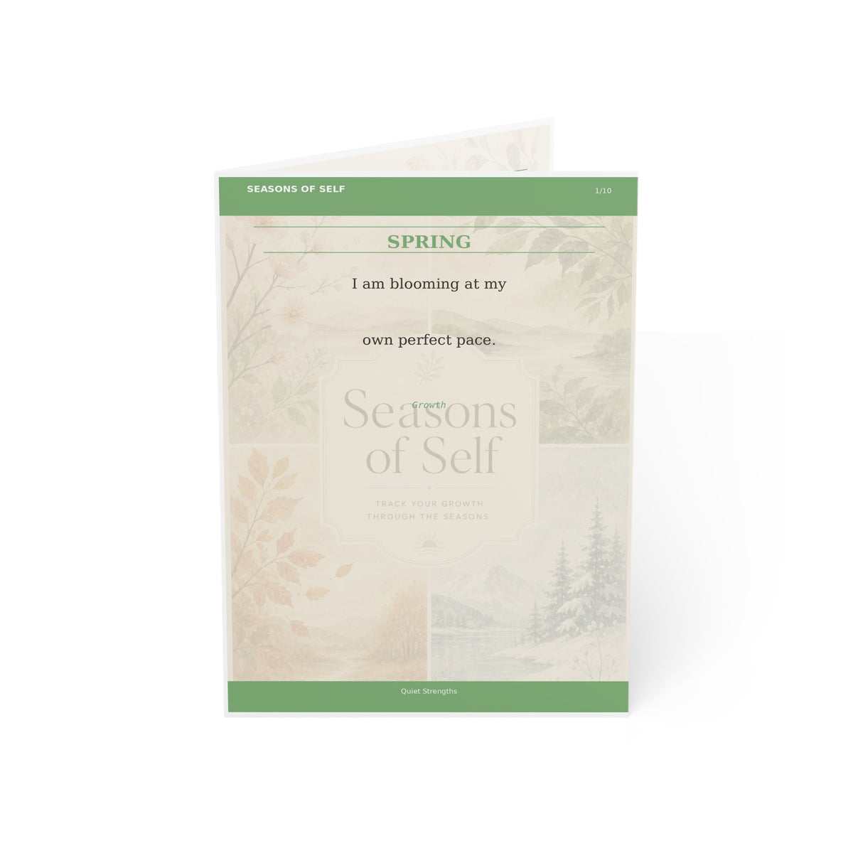Seasons of Self – Spring Affirmation Card (10-pack)