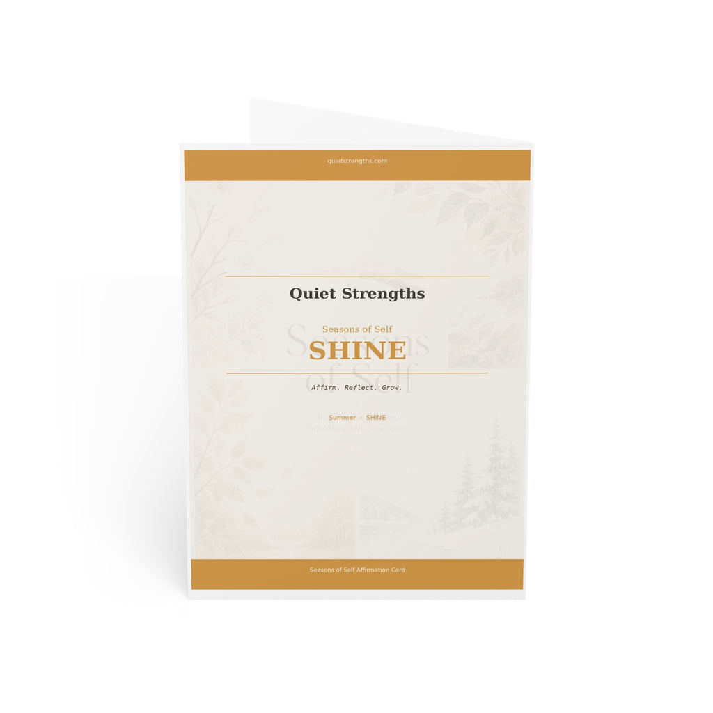 Seasons of Self – Summer Affirmation Card (10-pack)