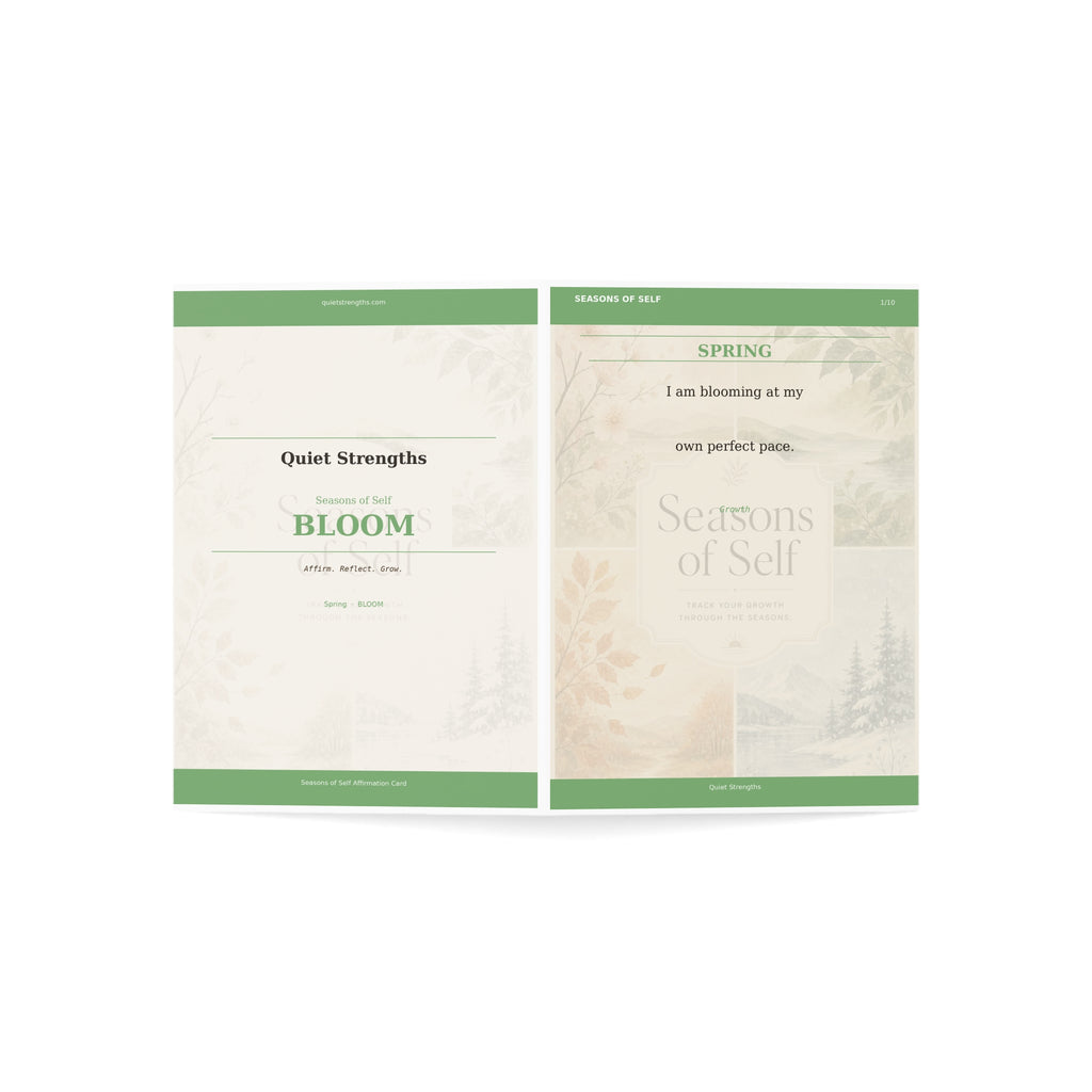 Seasons of Self – Spring Affirmation Card (10-pack)