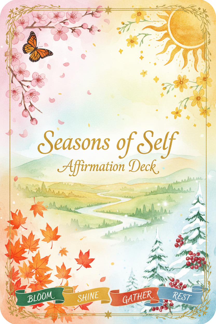 Seasons of Self – Affirmation Deck Cover